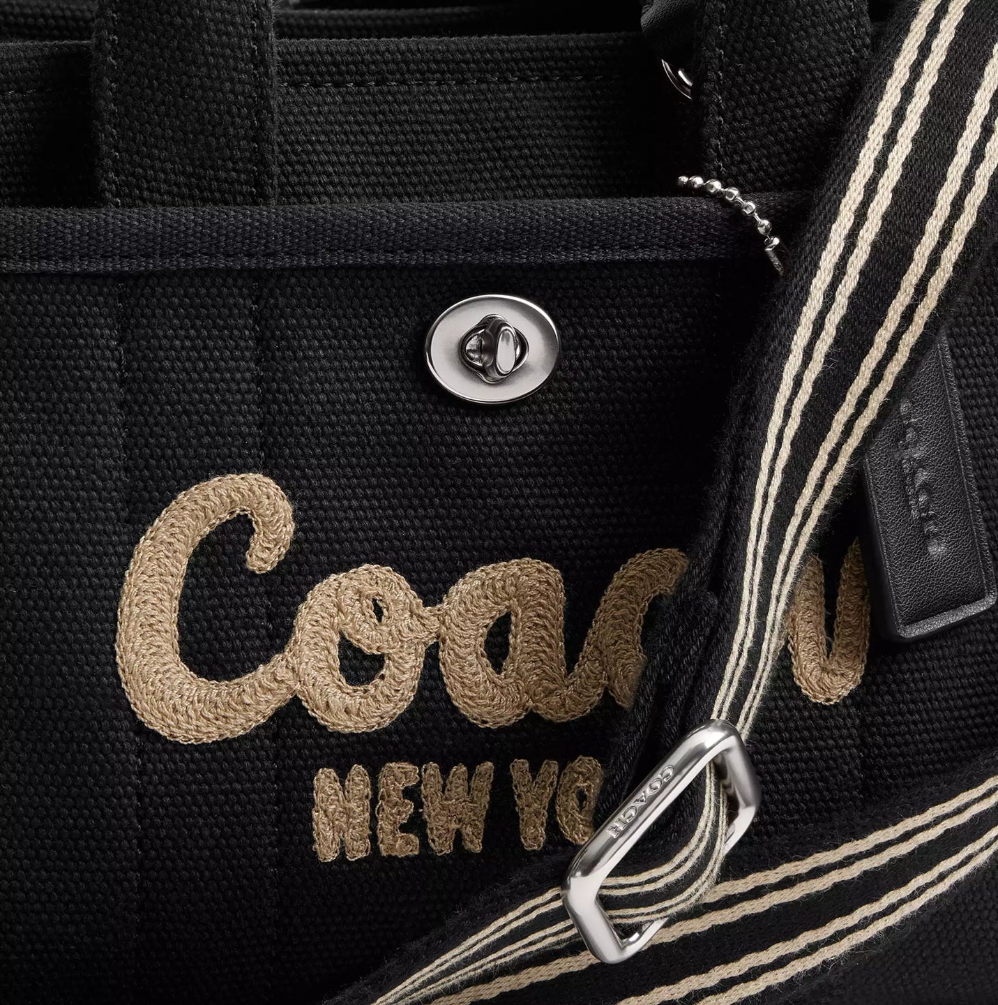 Cargo Tote Bag 20 Black Coach