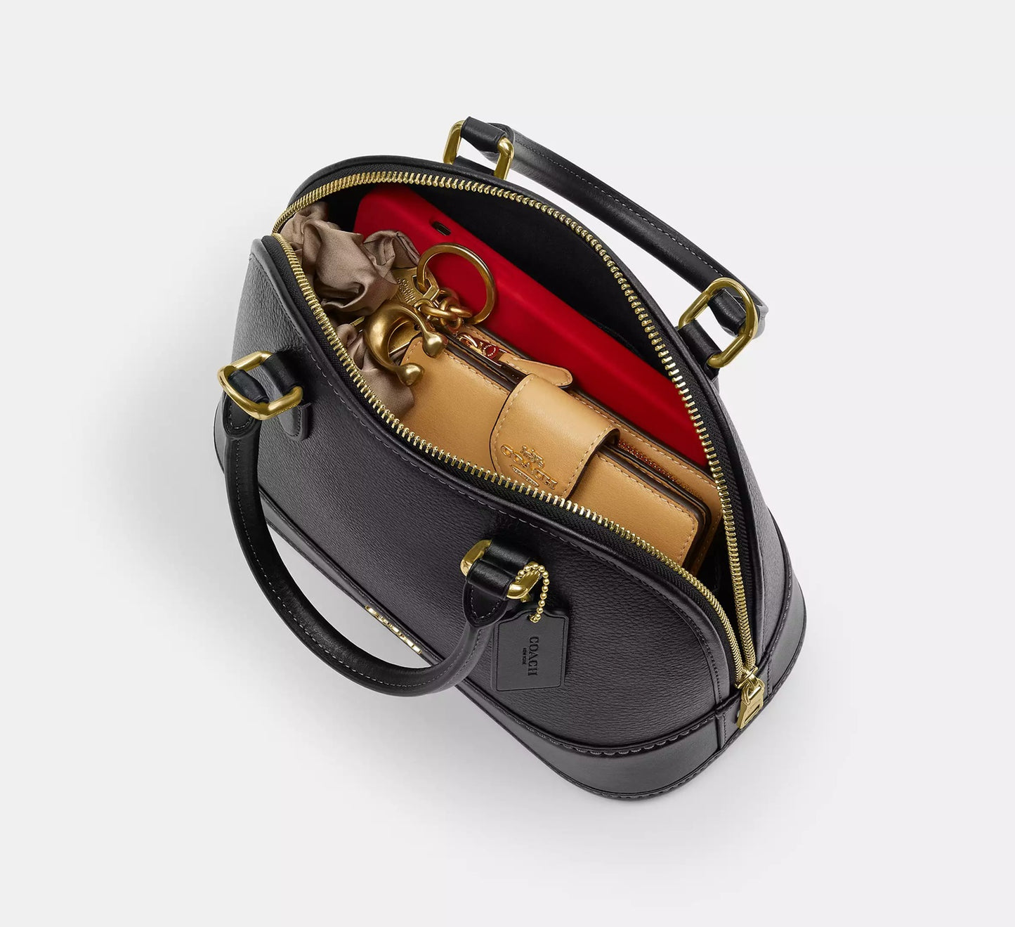 Sabrina Satchel Bag Black Coach