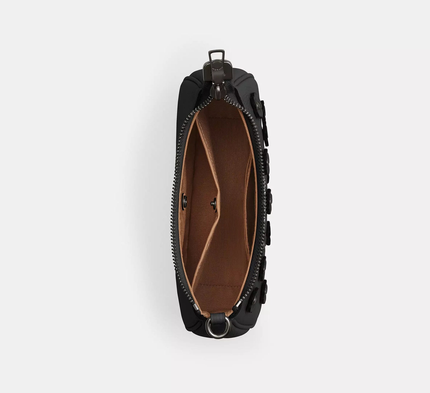 Teri Mini Crossbody Bag With Floral Applique Black Coach