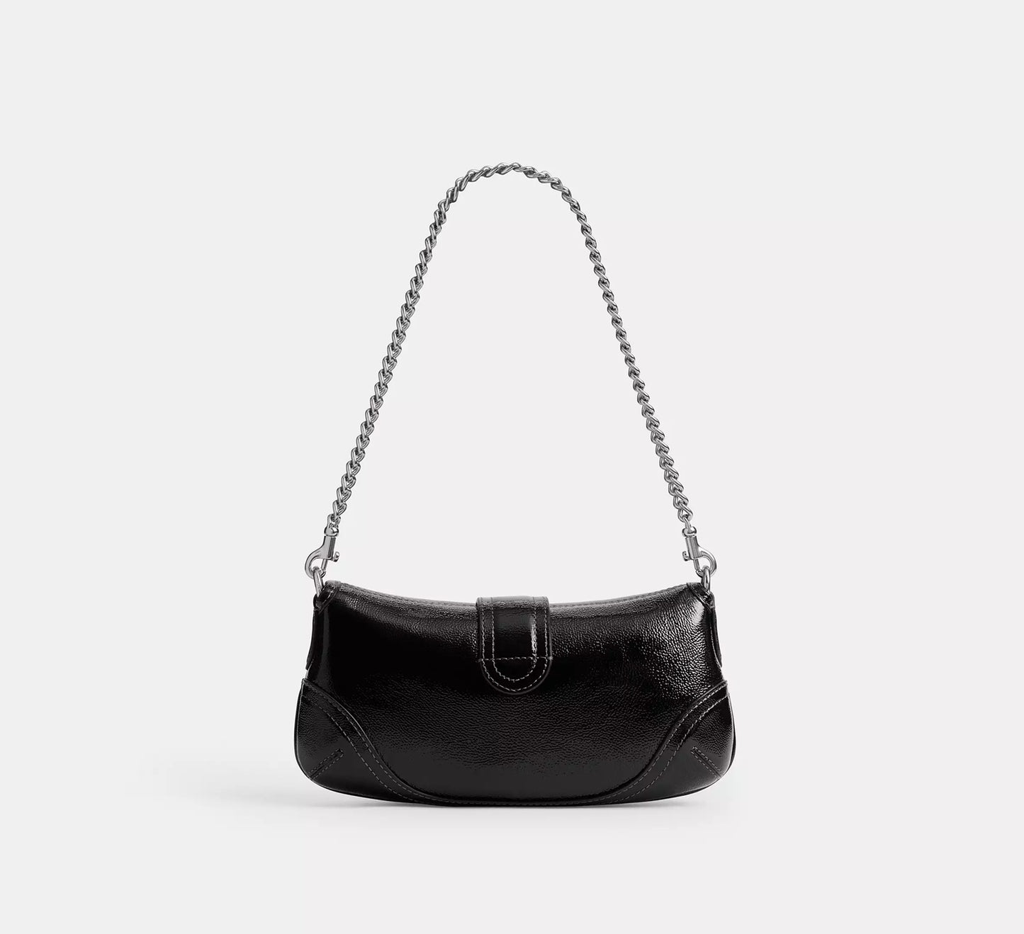 Soho Bag 25 Silver Black Coach
