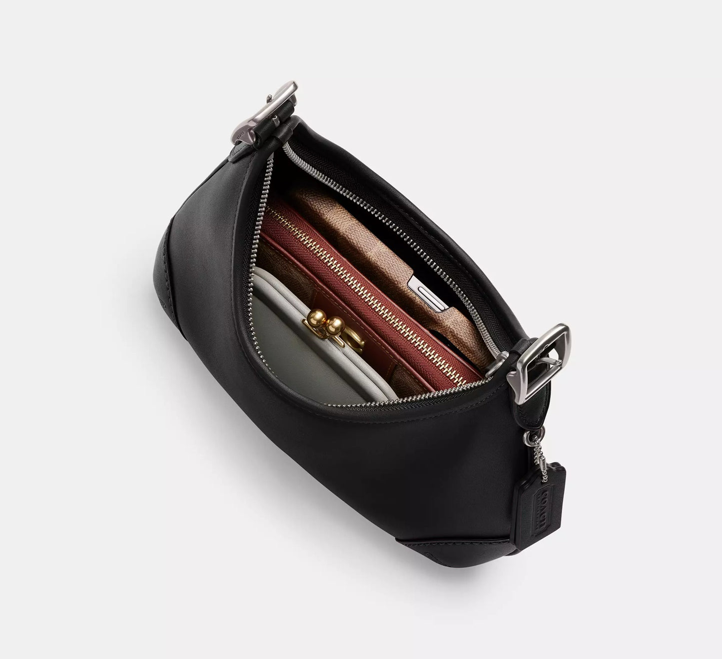 Hamptons Hobo Bag Black Coach