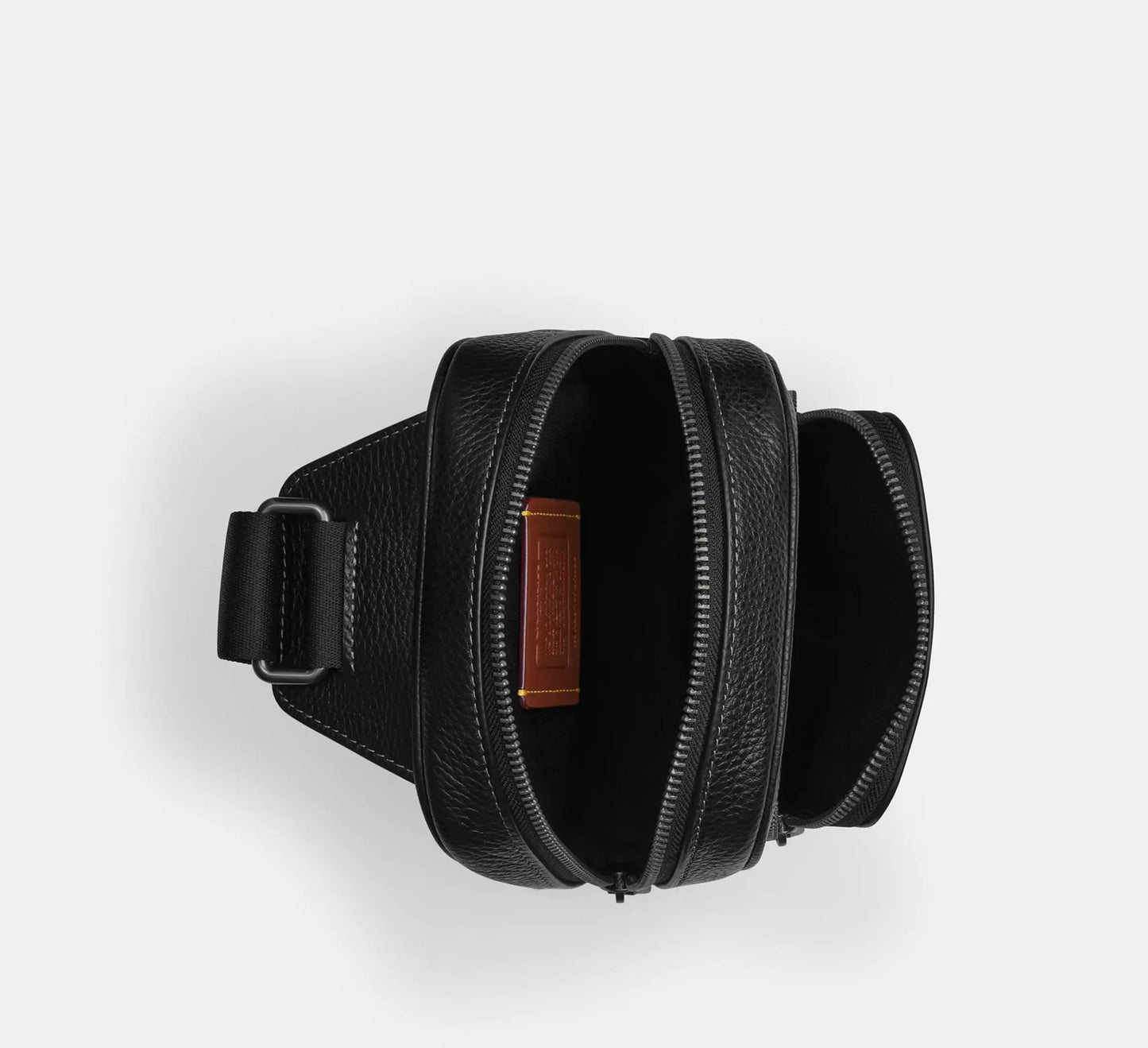 Racer Sling Pack With Varsity Motif Bag Black Chalk Coach