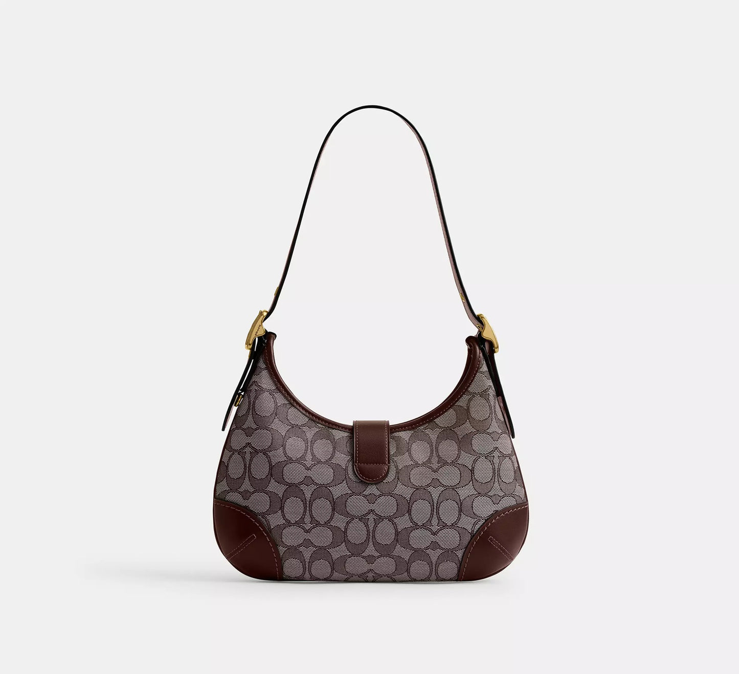 Hamptons Hobo Bag In Signature Jacquard Oak Maple Coach