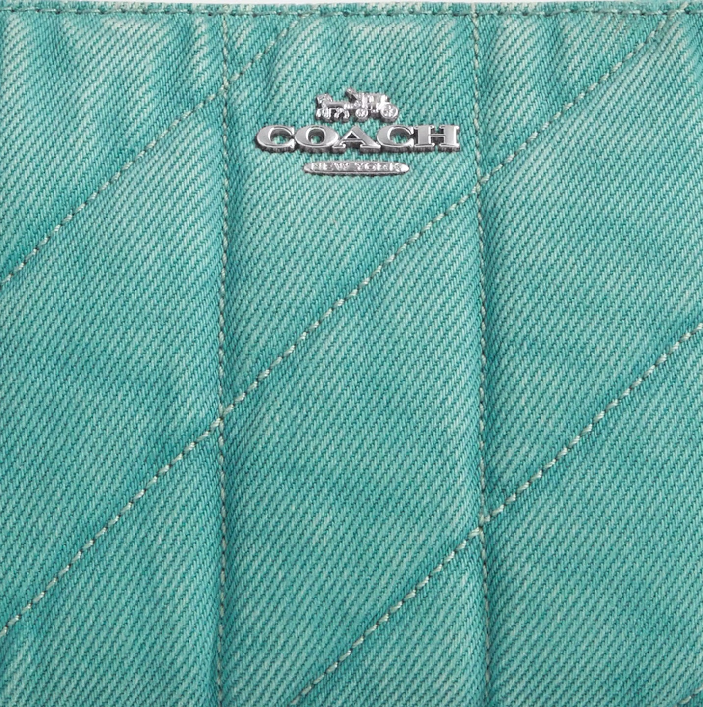 Nolita 19 Bag Quilted Denim Green Coach