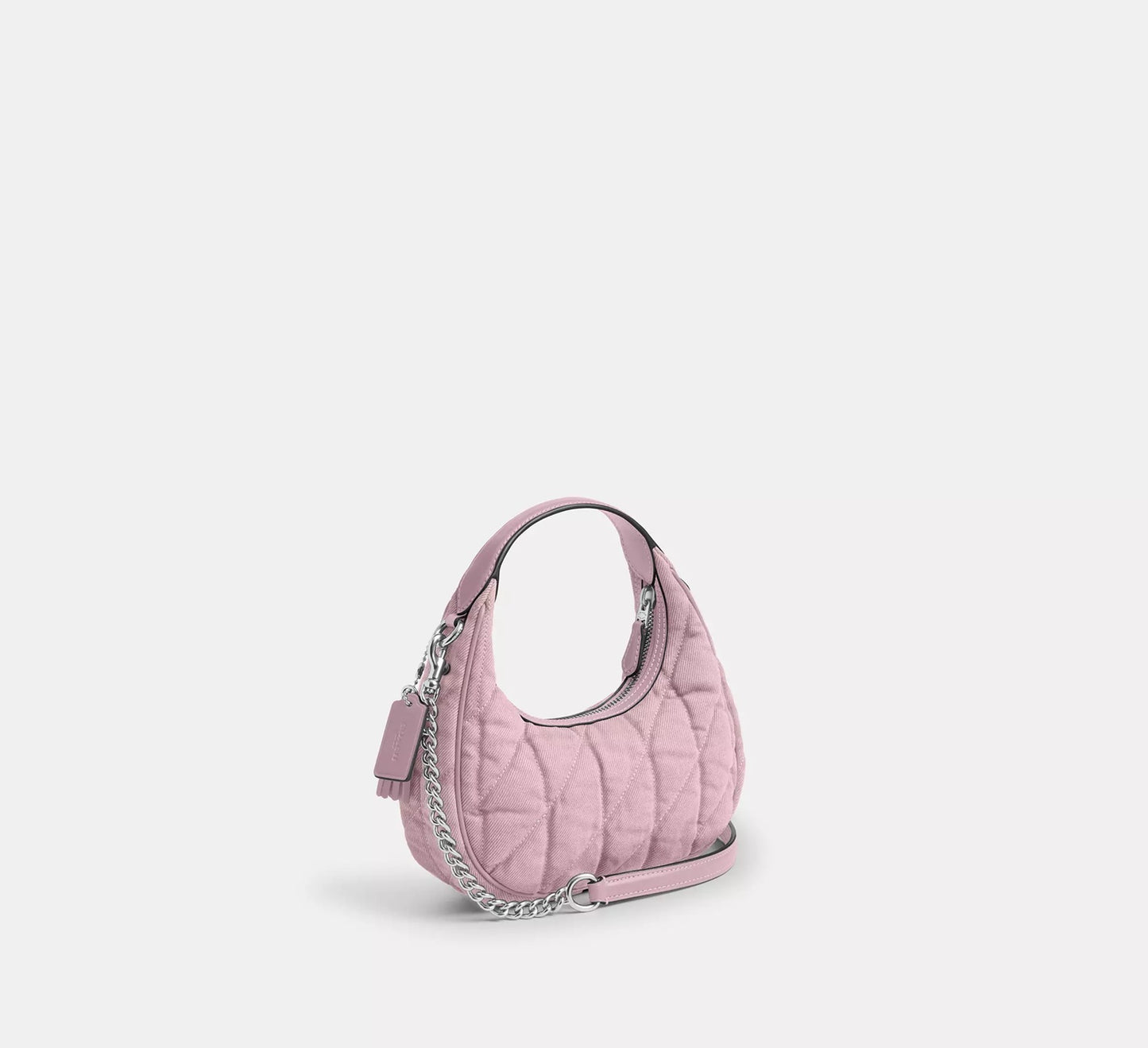 Carmen Mini Crossbody Bag Quilted Denim Ballerina Carnation Coach