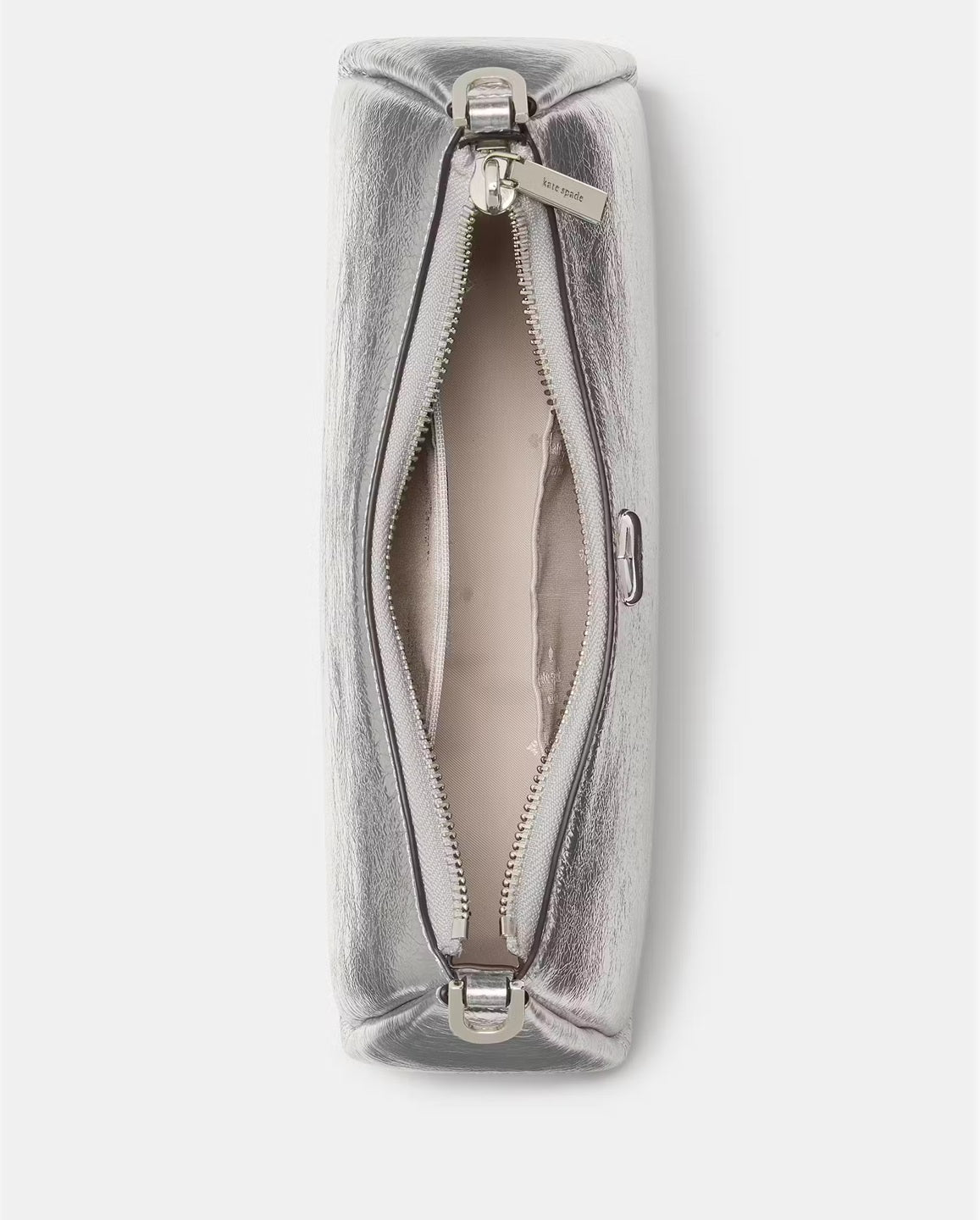 Kayla Small Convertible Shoulder Bag Silver Kate Spade
