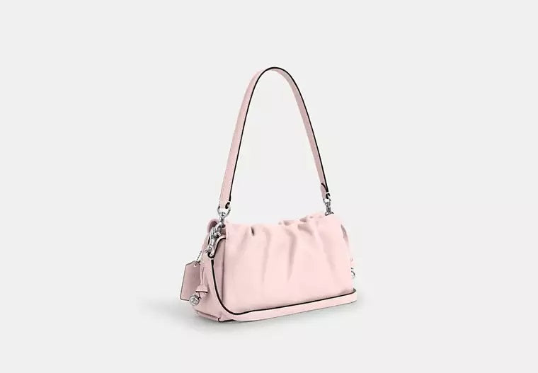 Faye Shoulder Bag With Ruching Blush Coach