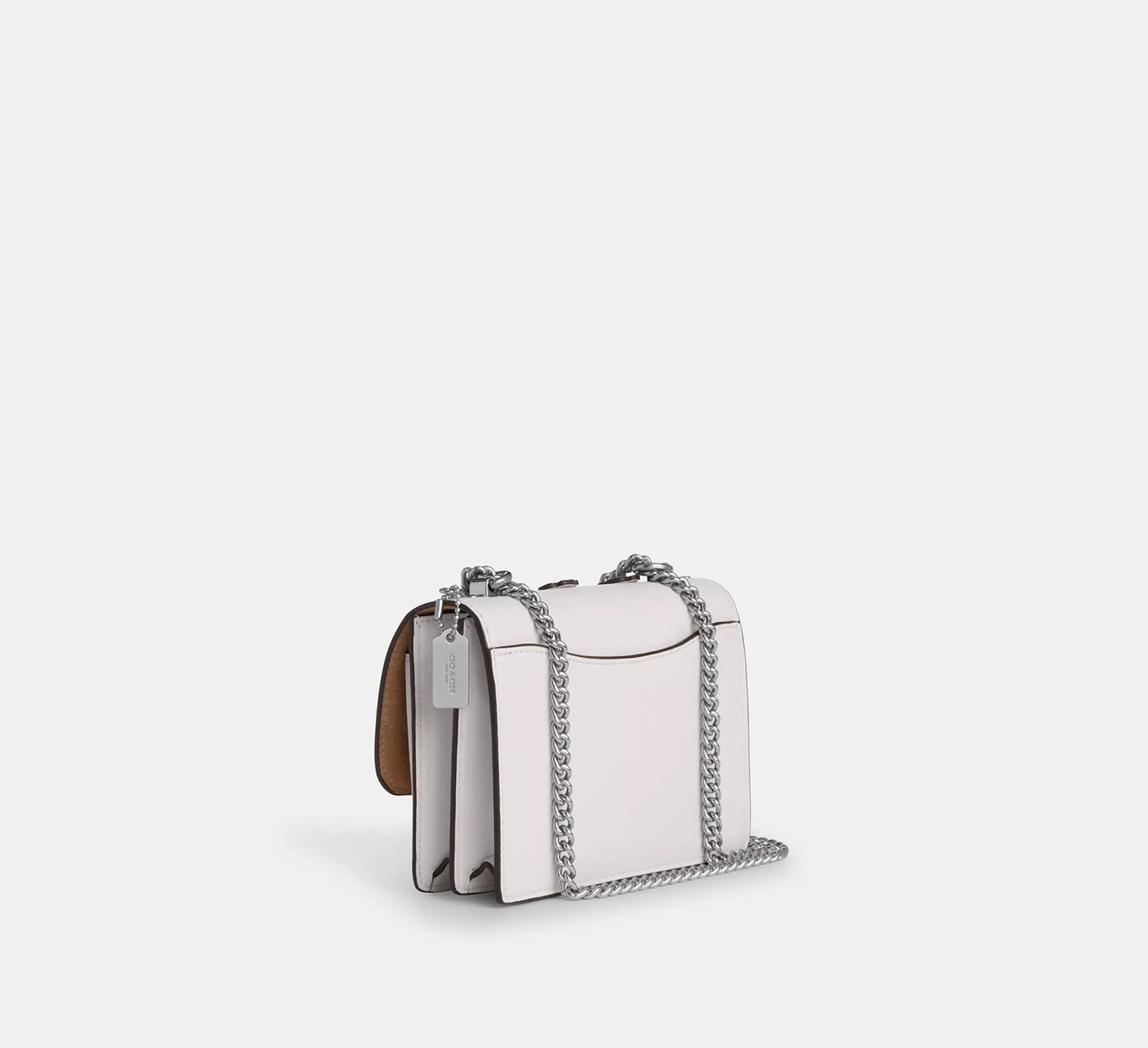 Mini Klare Crossbody Bag With Floral Applique Chalk Coach
