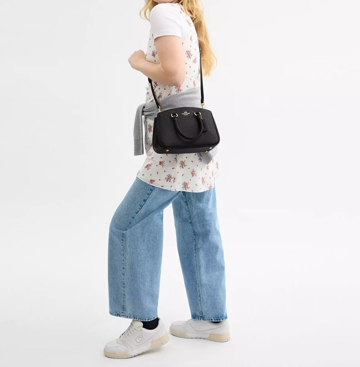 Savannah Small Carryall Bag Black Coach