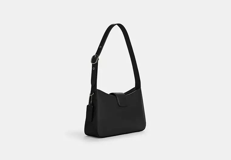 Eliza Shoulder Bag With Zipper Closure Black Coach