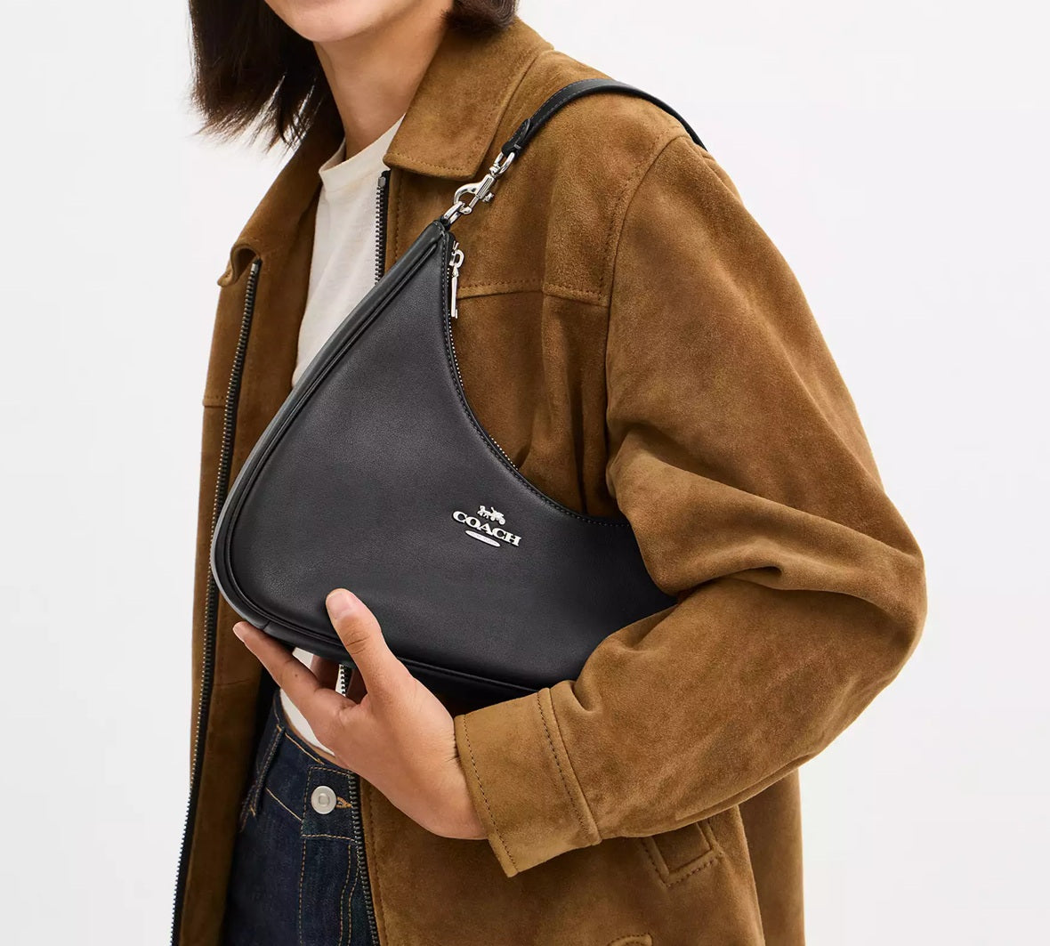Twisted Teri Shoulder Bag Black Coach