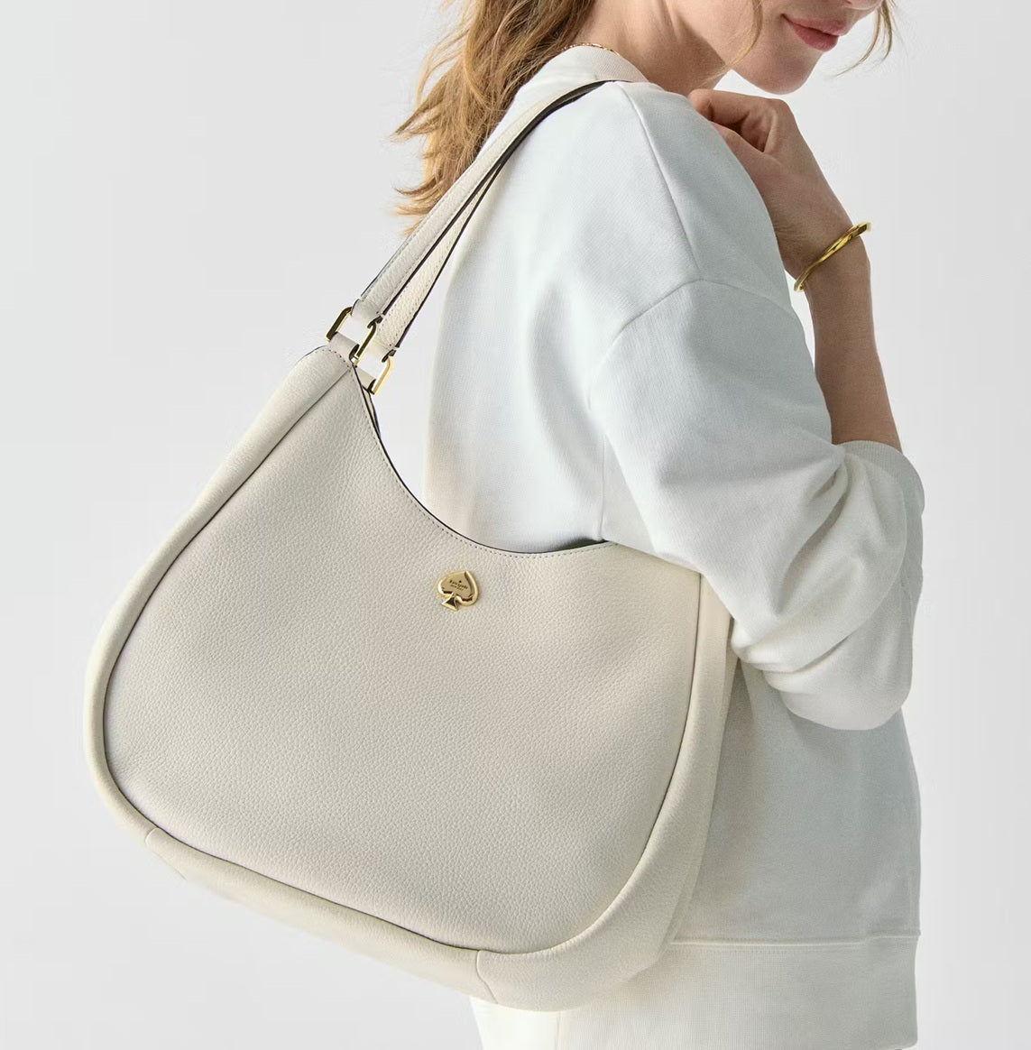 Kayla Large Triple Compartment Shoulder Bag Meringue Kate Spade