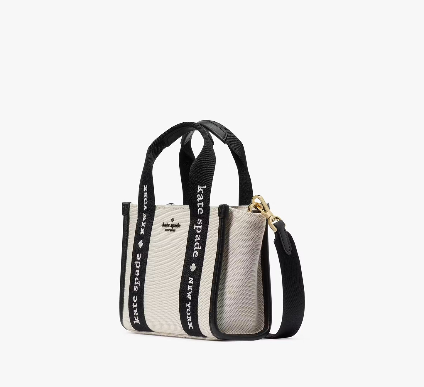 Kip Canvas Mini Tote Bag Natural Multi Kate Spade