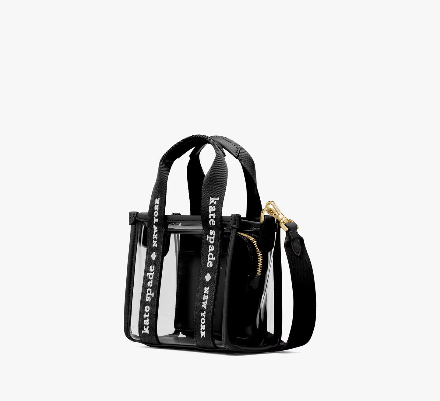 Kip Clear Mini Tote Bag Black Kate Spade