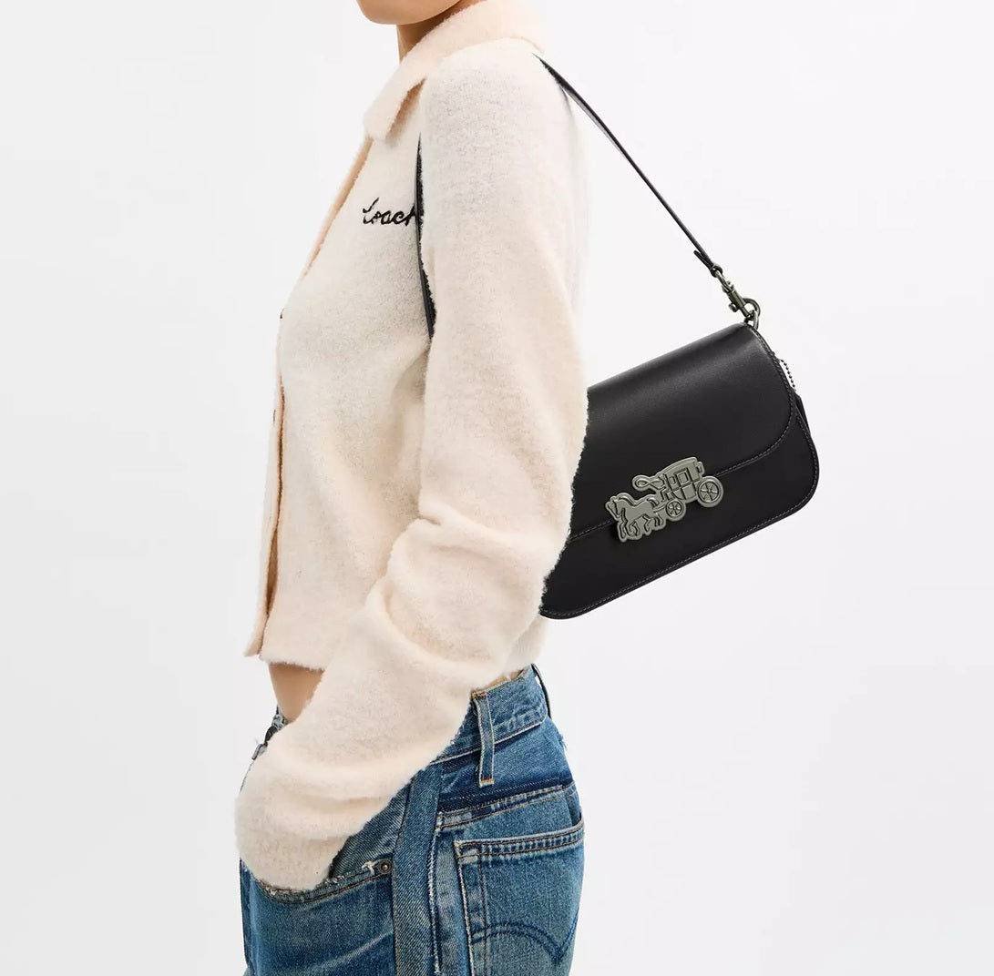 Harper Shoulder Bag Gunmetal Black Coach
