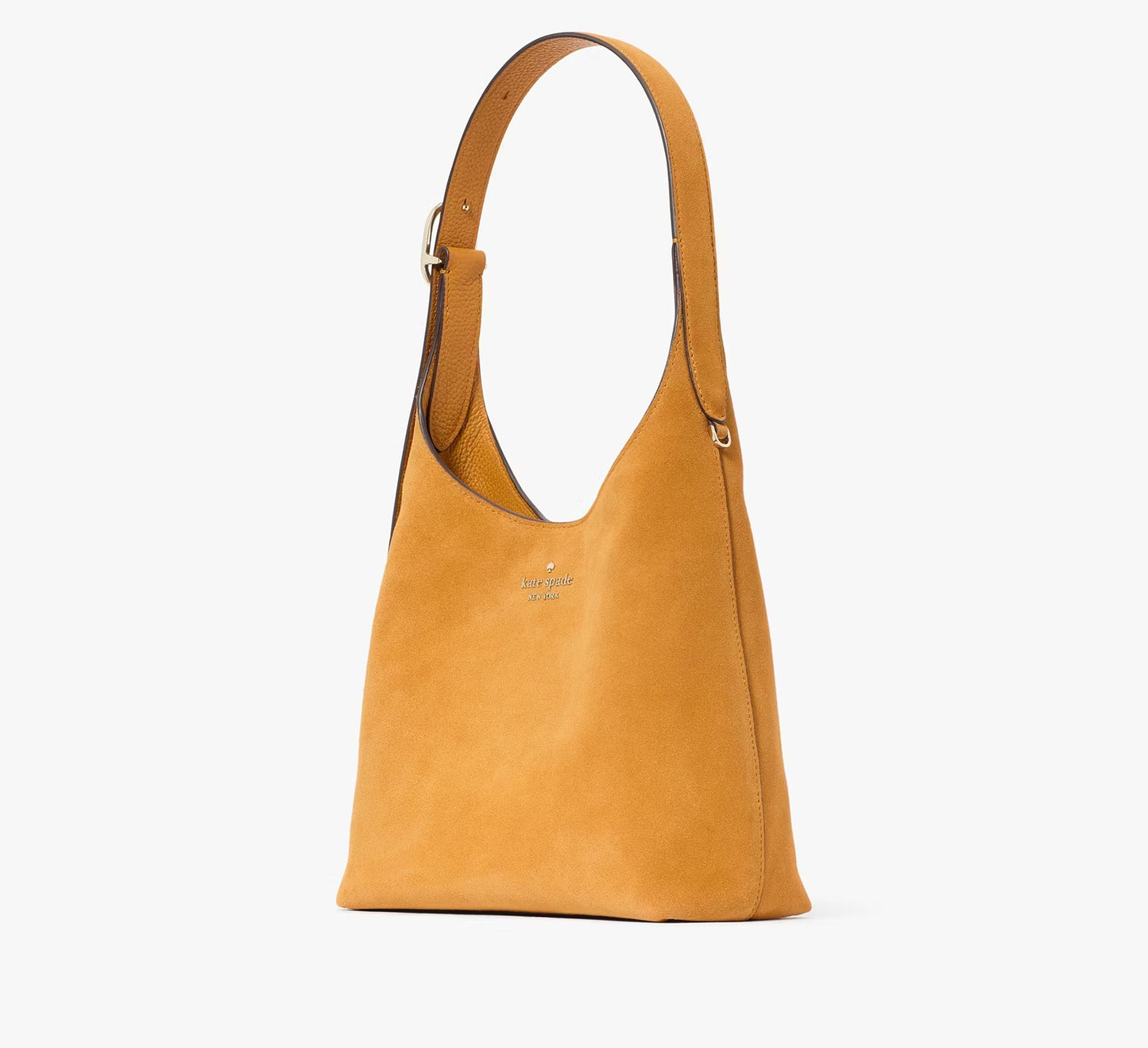 454 Suede Small Shoulder Bag Squash Blossom Kate Spade