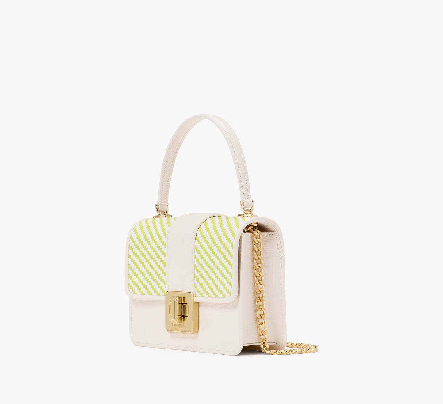Phoebe Turnlock Mini Flap Crossbody Lime Slushy Multi Kate Spade