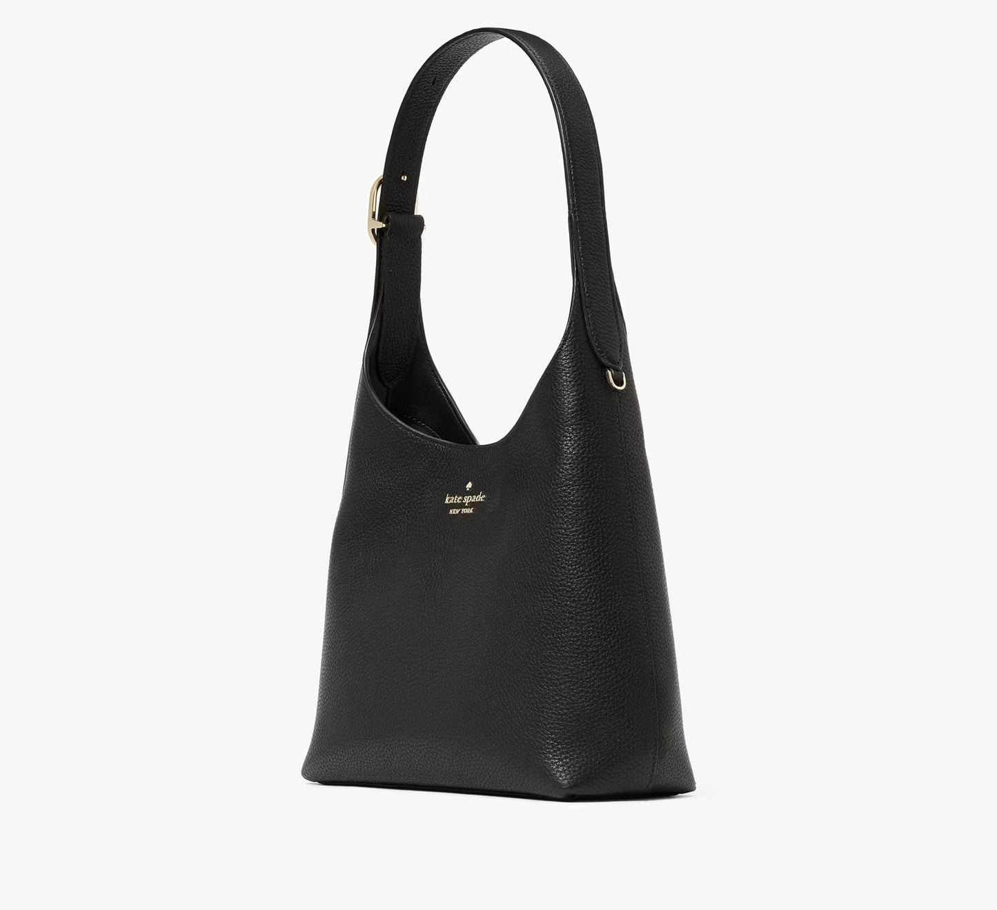 454 Suede Small Shoulder Bag Black Kate Spade