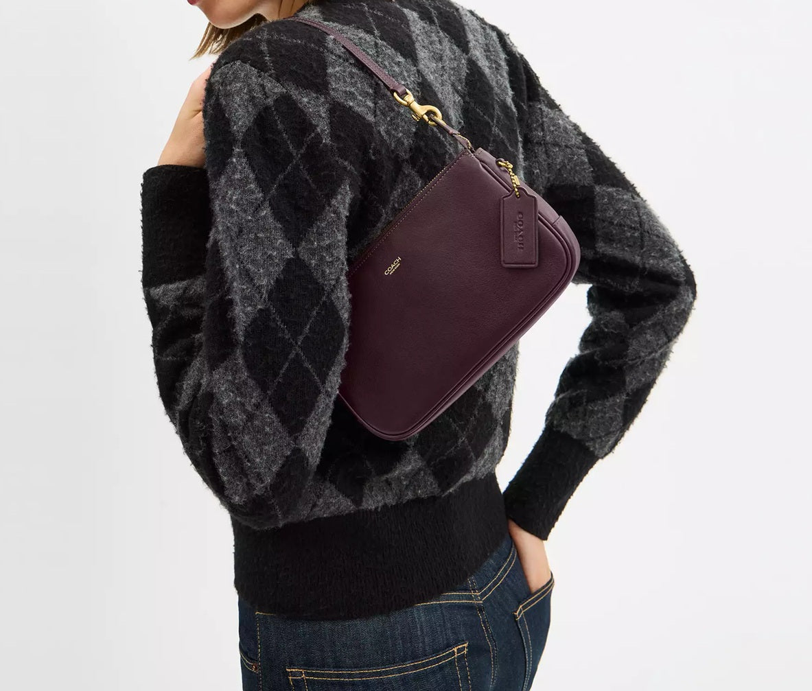 Plaza Bag Black Currant Coach