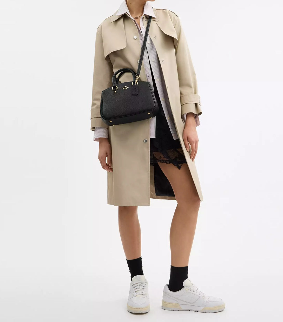 Savannah Small Carryall Bag Black Coach