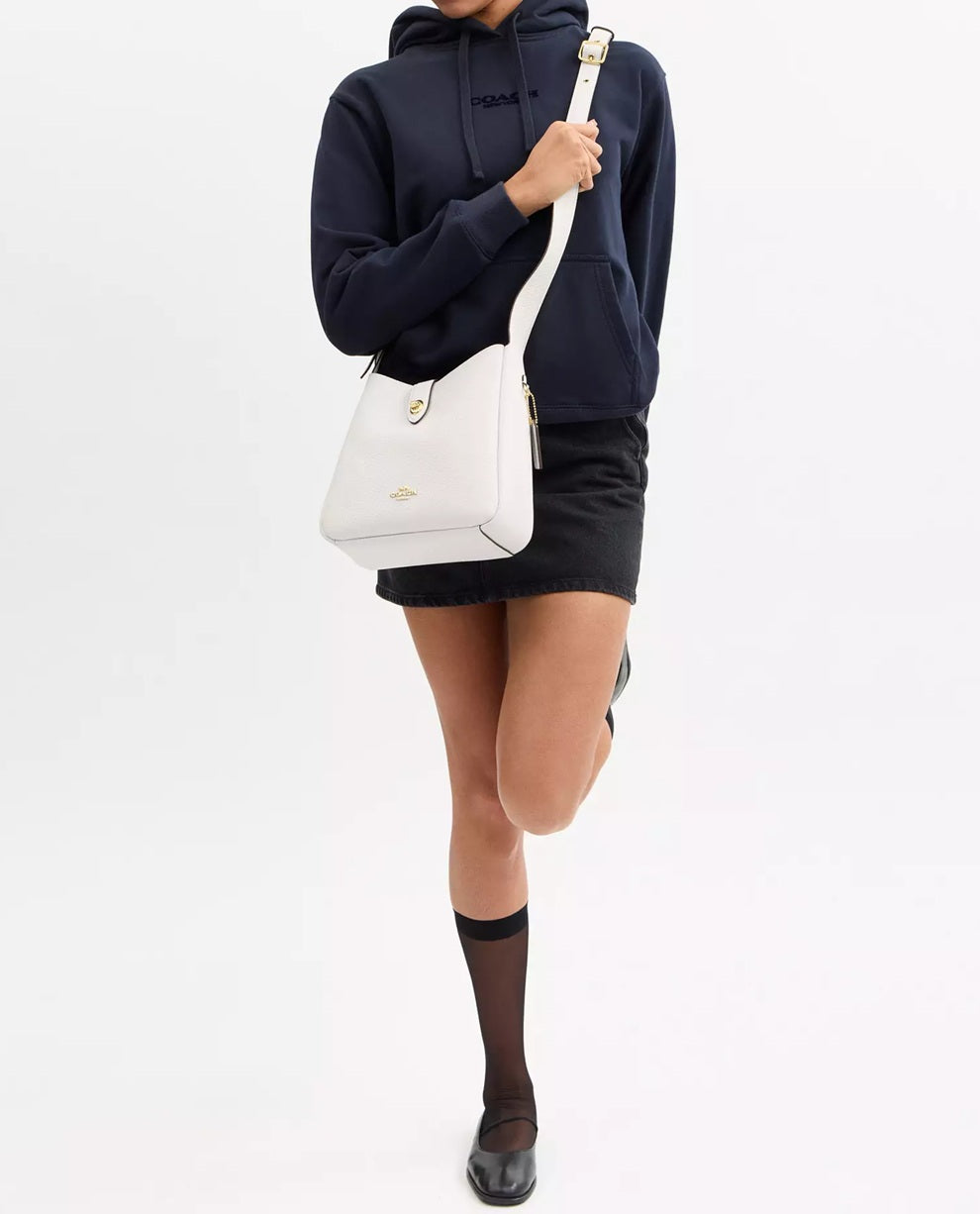 Hadley Convertible Crossbody Bag Chalk Coach