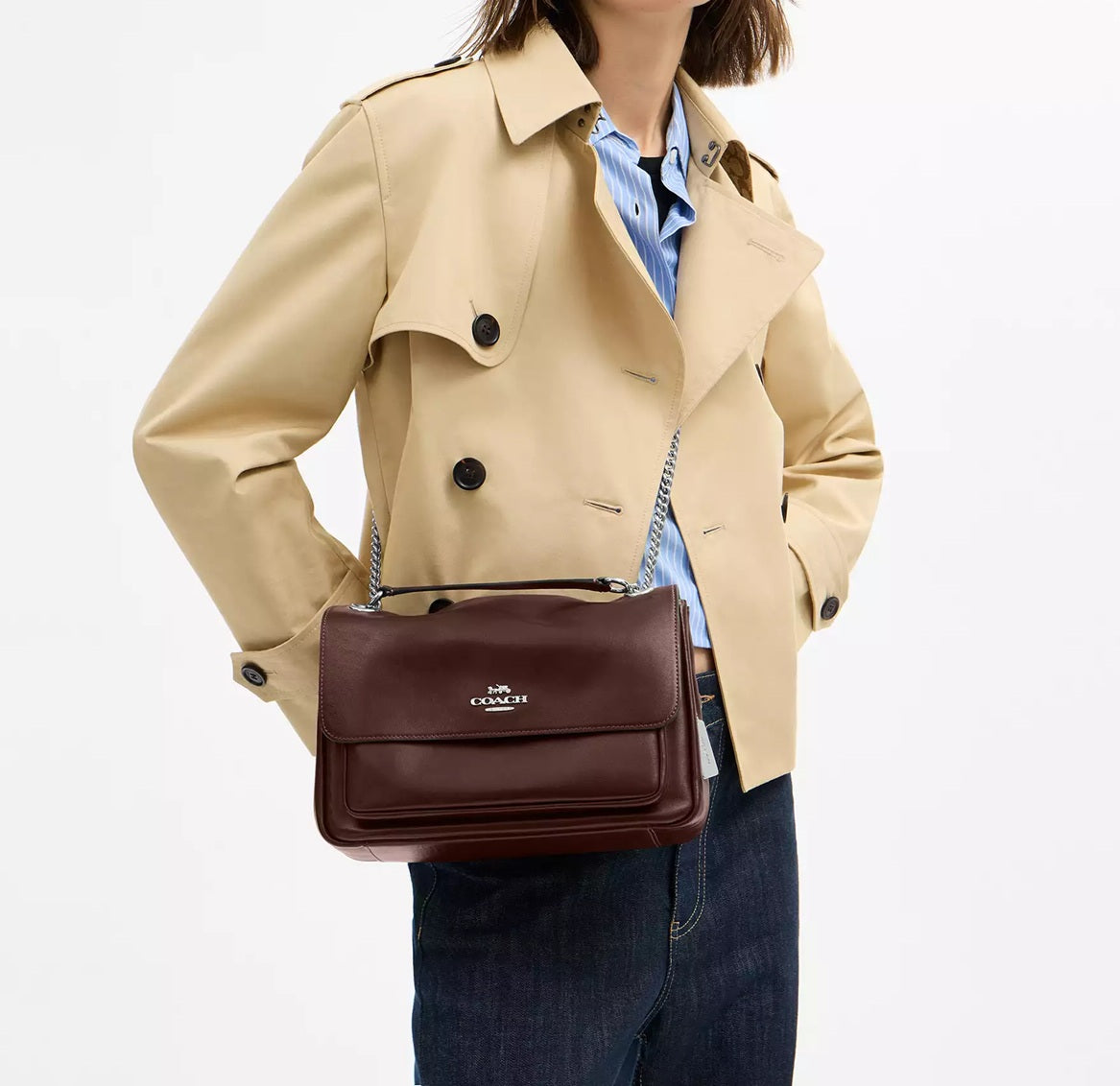 Elodie Crossbody Bag Espresso Coach