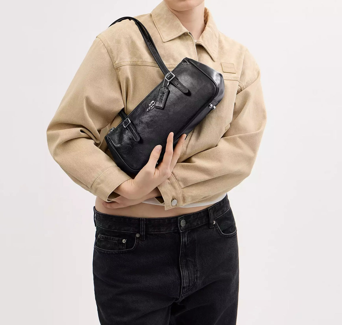 Asher Shoulder Bag Black Coach