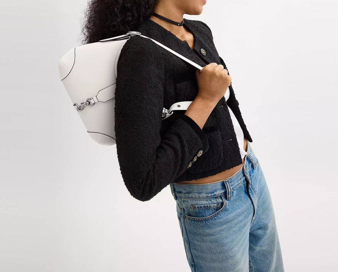 Hamptons Hobo Bag Chalk Coach