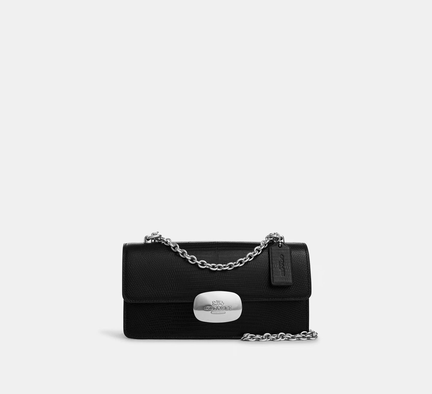 Eliza Flap Crossbody Bag Black Coach