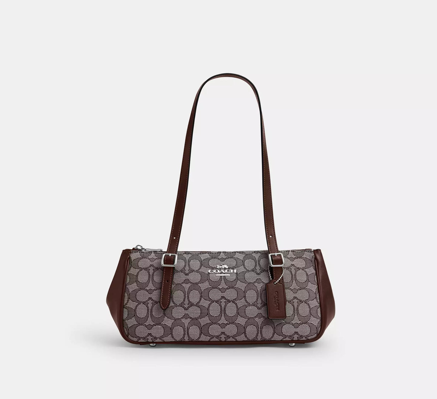 Asher Shoulder Bag In Signature Jacquard Oak Maple Coach