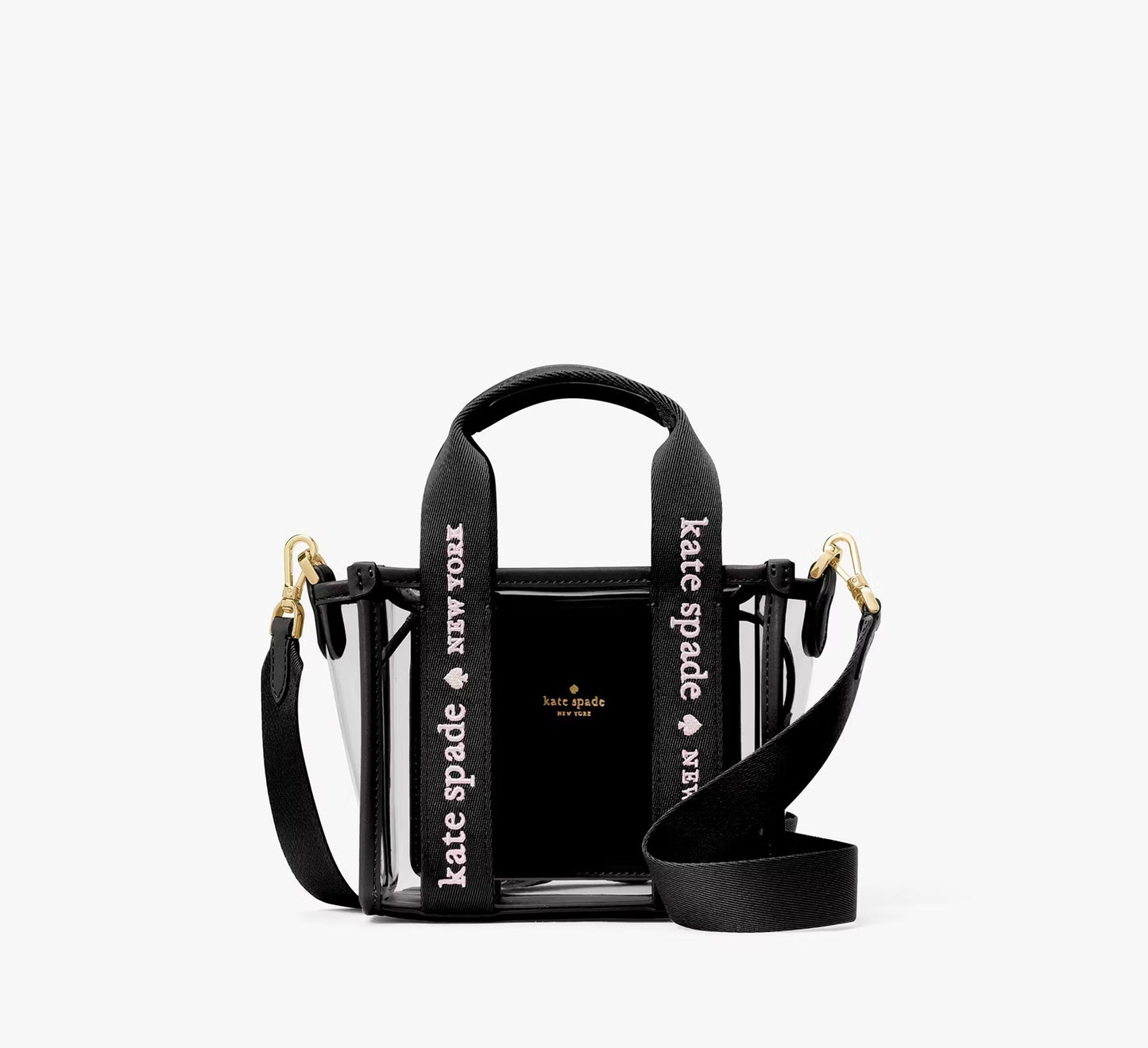 Kip Clear Mini Tote Bag Black Kate Spade