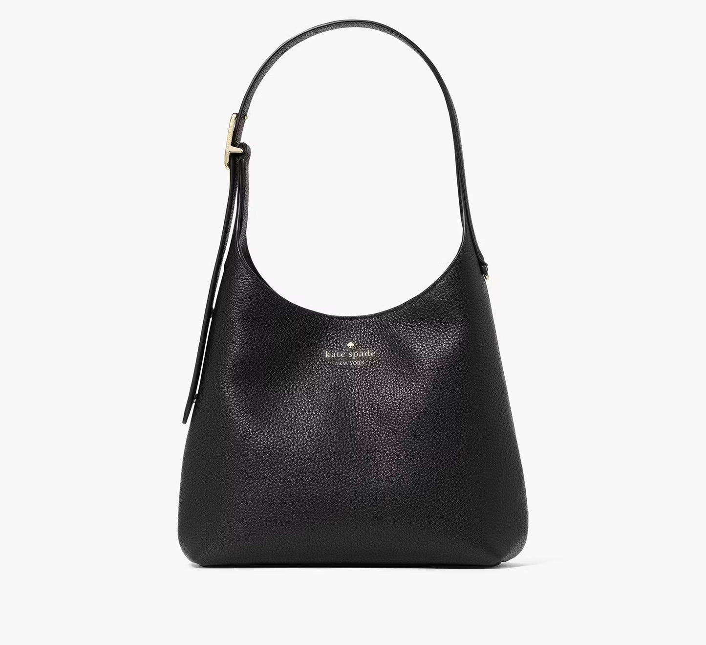 454 Suede Small Shoulder Bag Black Kate Spade