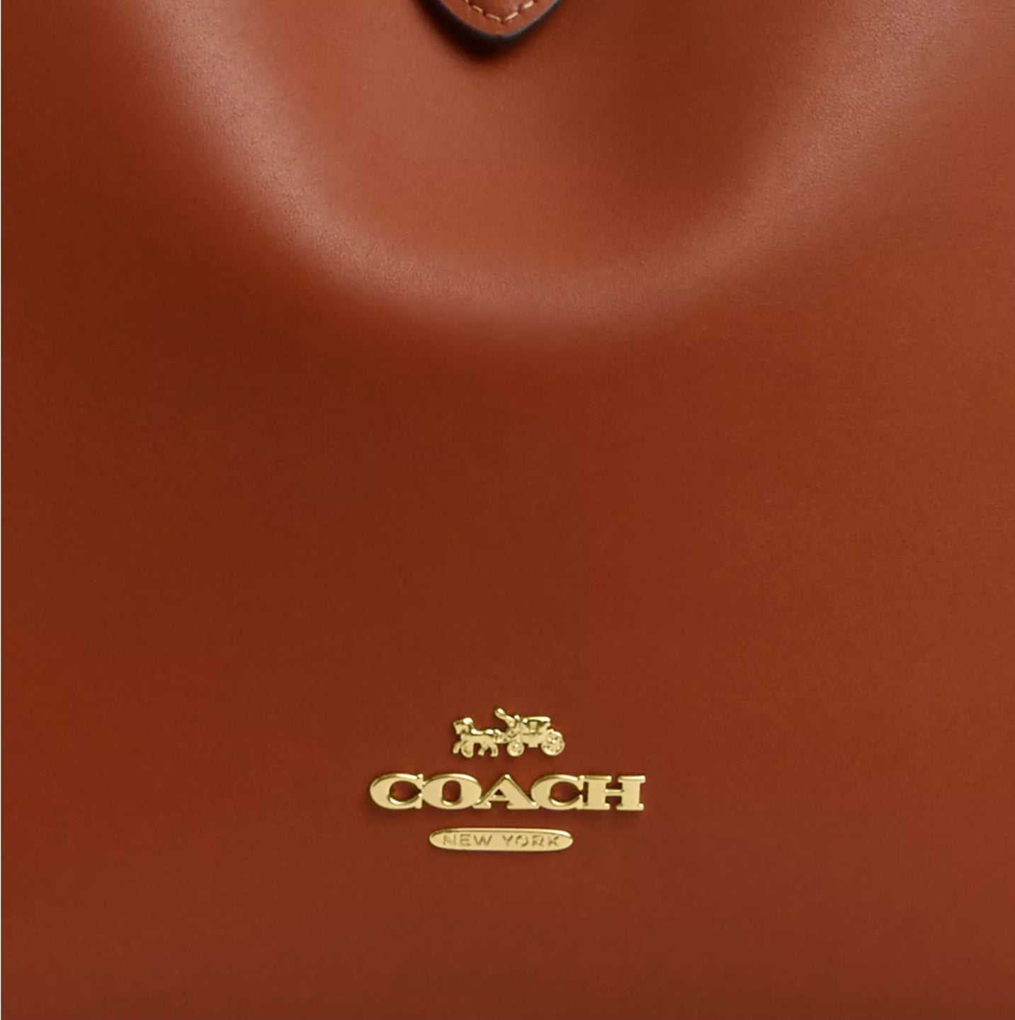 Hadley Turnlock Tote Bag Tan Coach