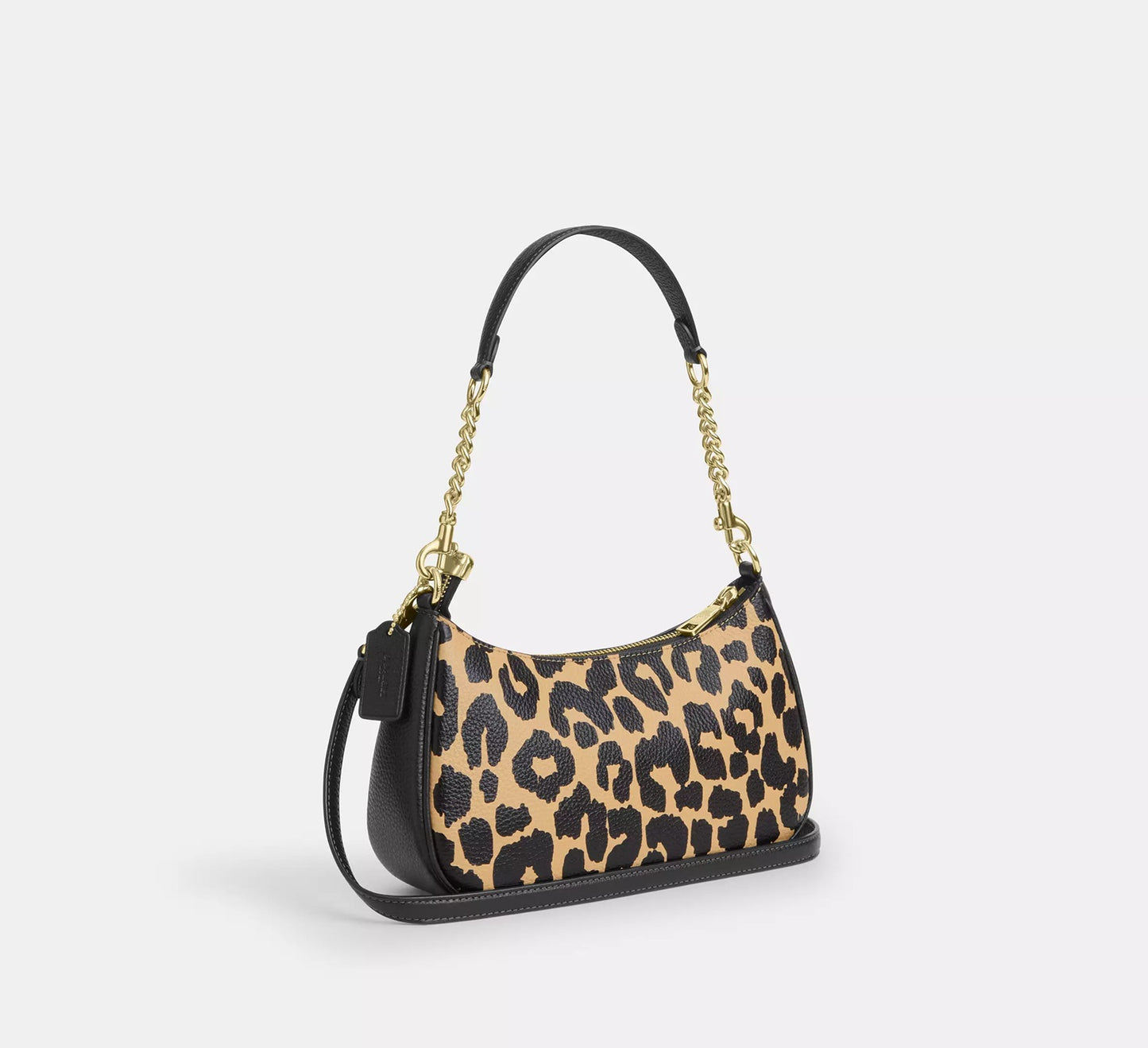 Teri Shoulder Bag With Leopard Print Leopard Multi Coach