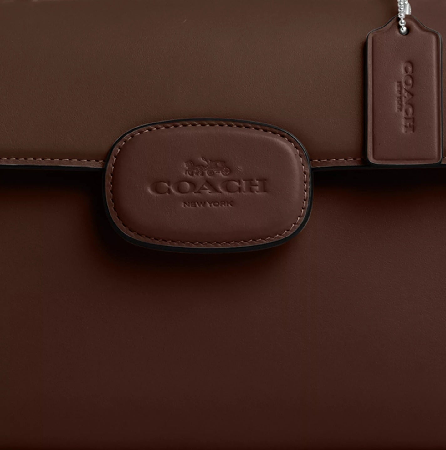 Eliza Top Handle Bag Maple Coach