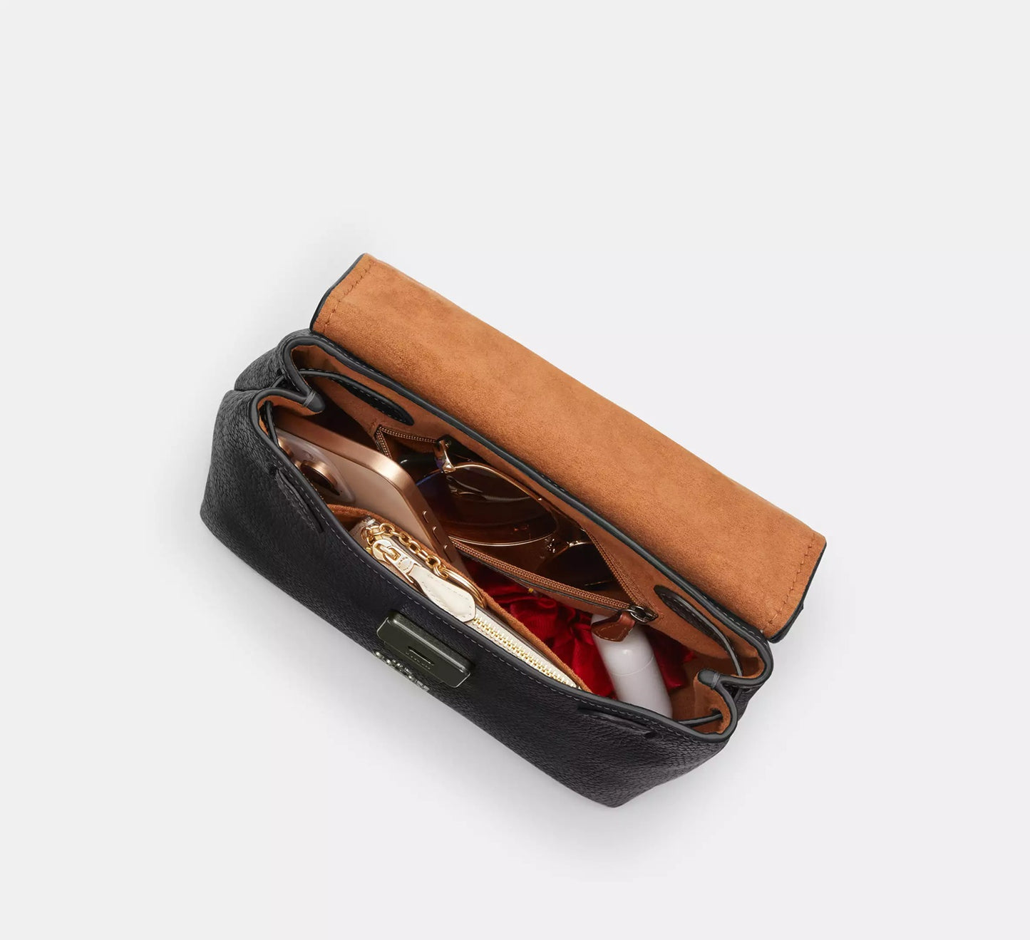 Emory Top Handle Bag Gunmetal Black Coach