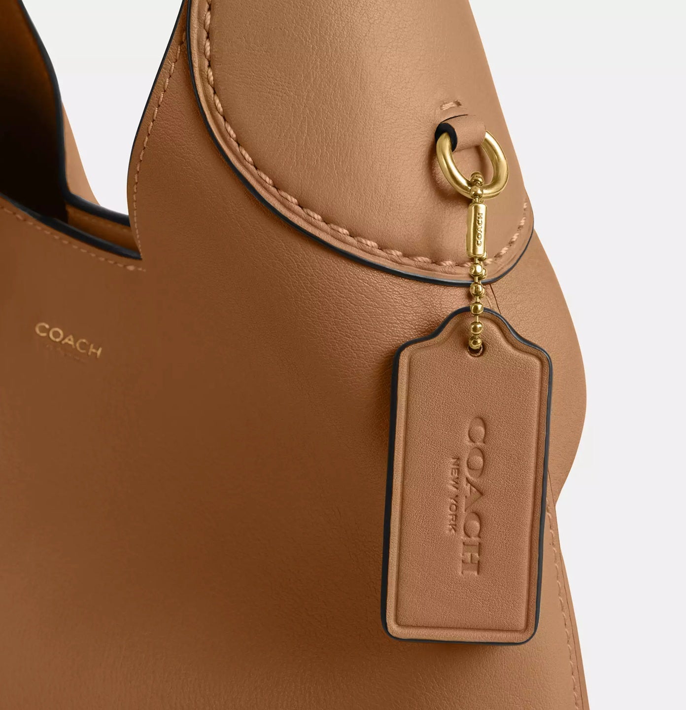 Brooklyn Shoulder Bag 28 Honey Brown Coach