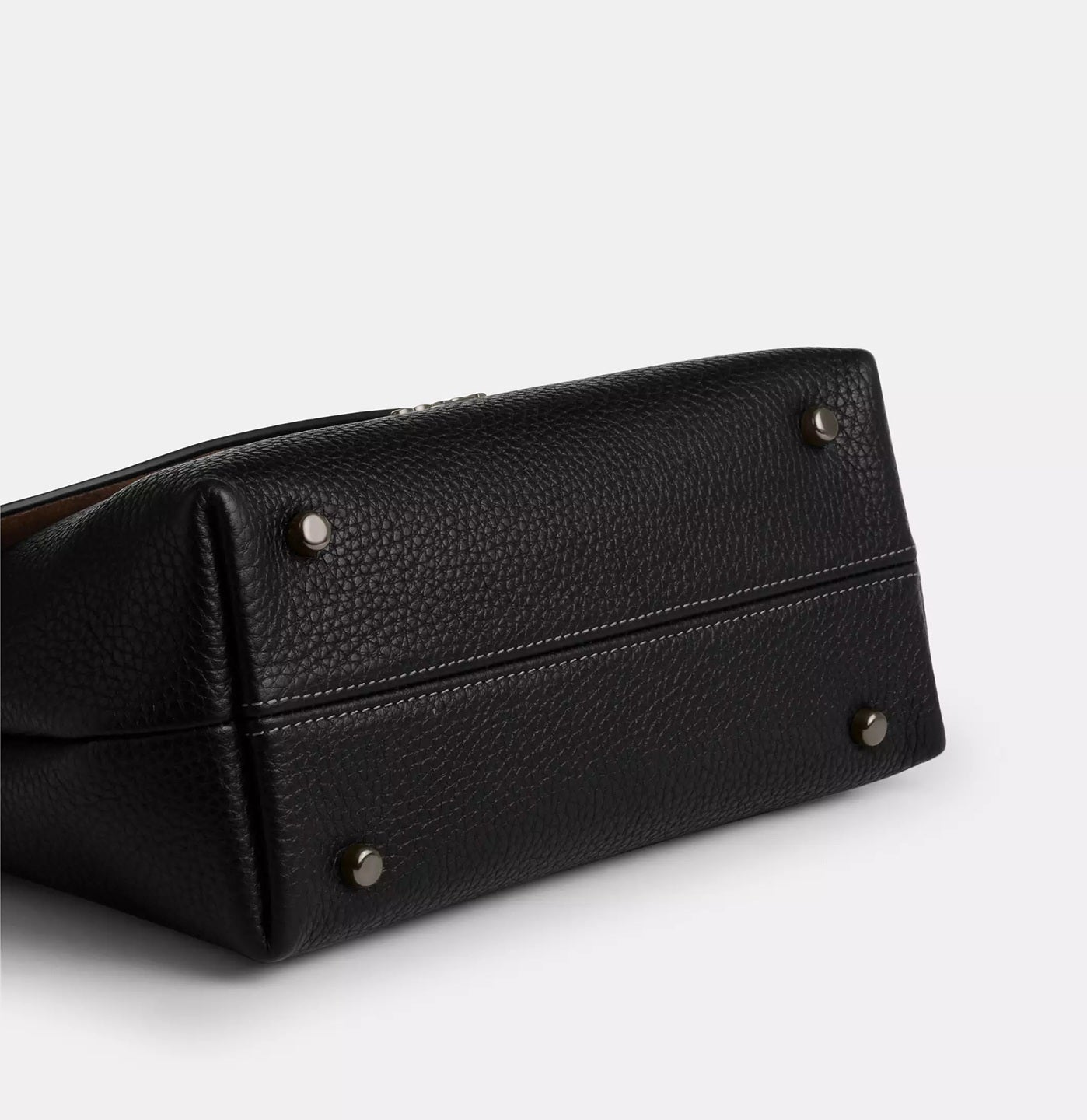 Emory Top Handle Bag Gunmetal Black Coach