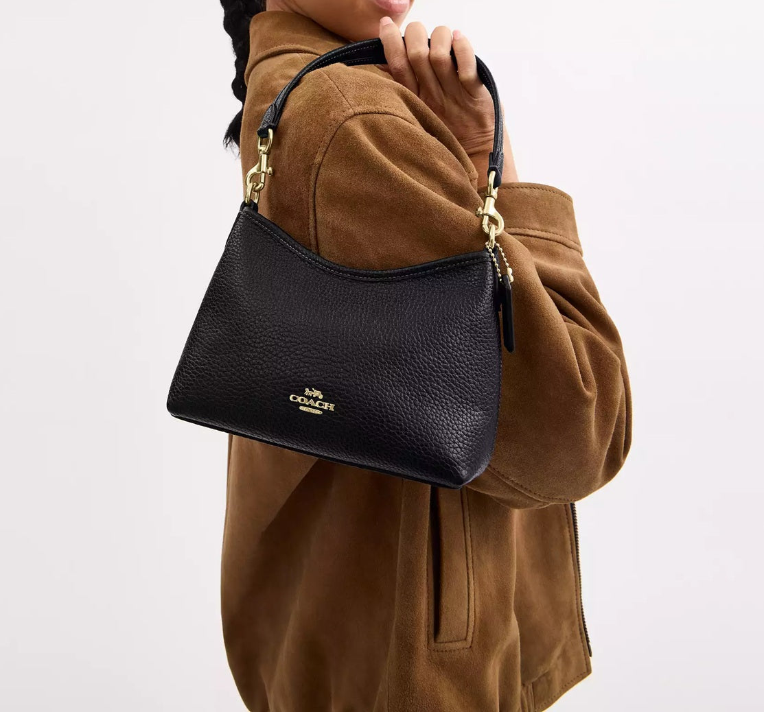 Laurel Small Shoulder Bag Black Coach