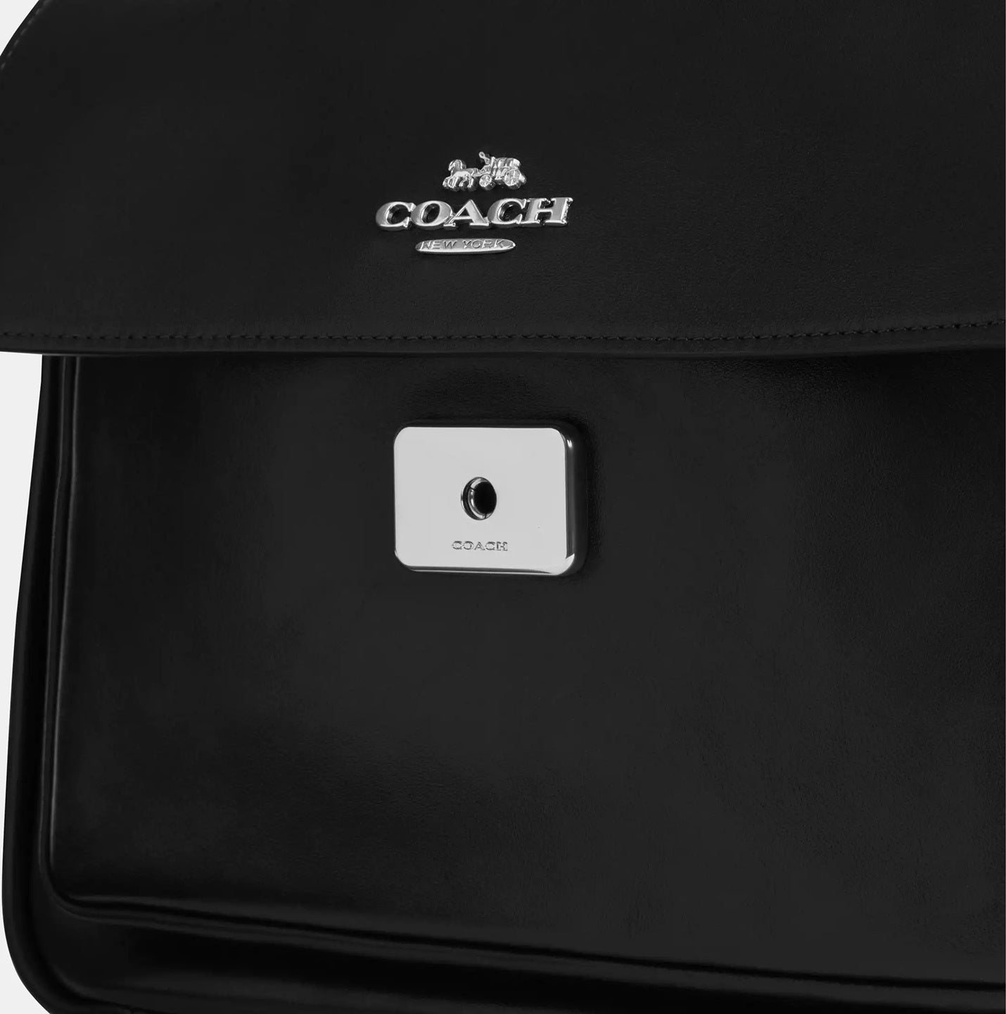 Elodie Crossbody Bag Silver Black Coach