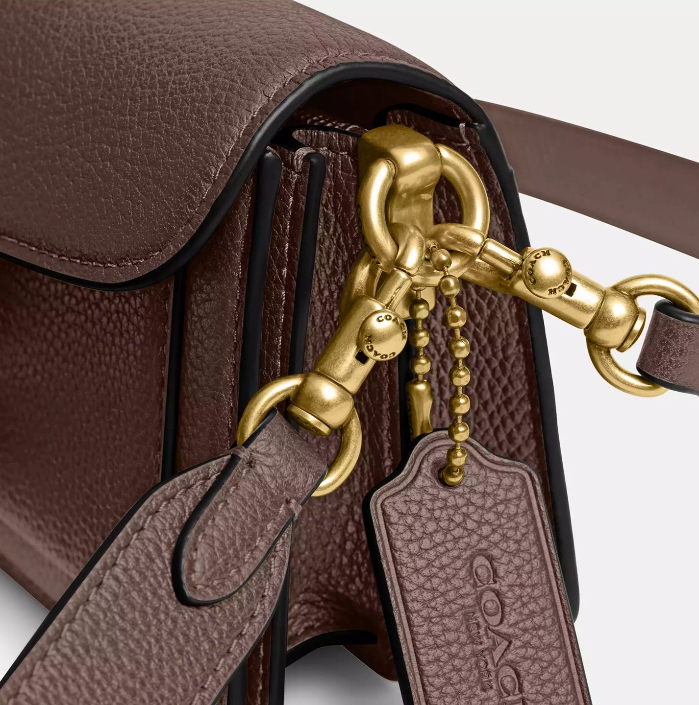 Tabby Shoulder Bag 20 Dark Stone Coach