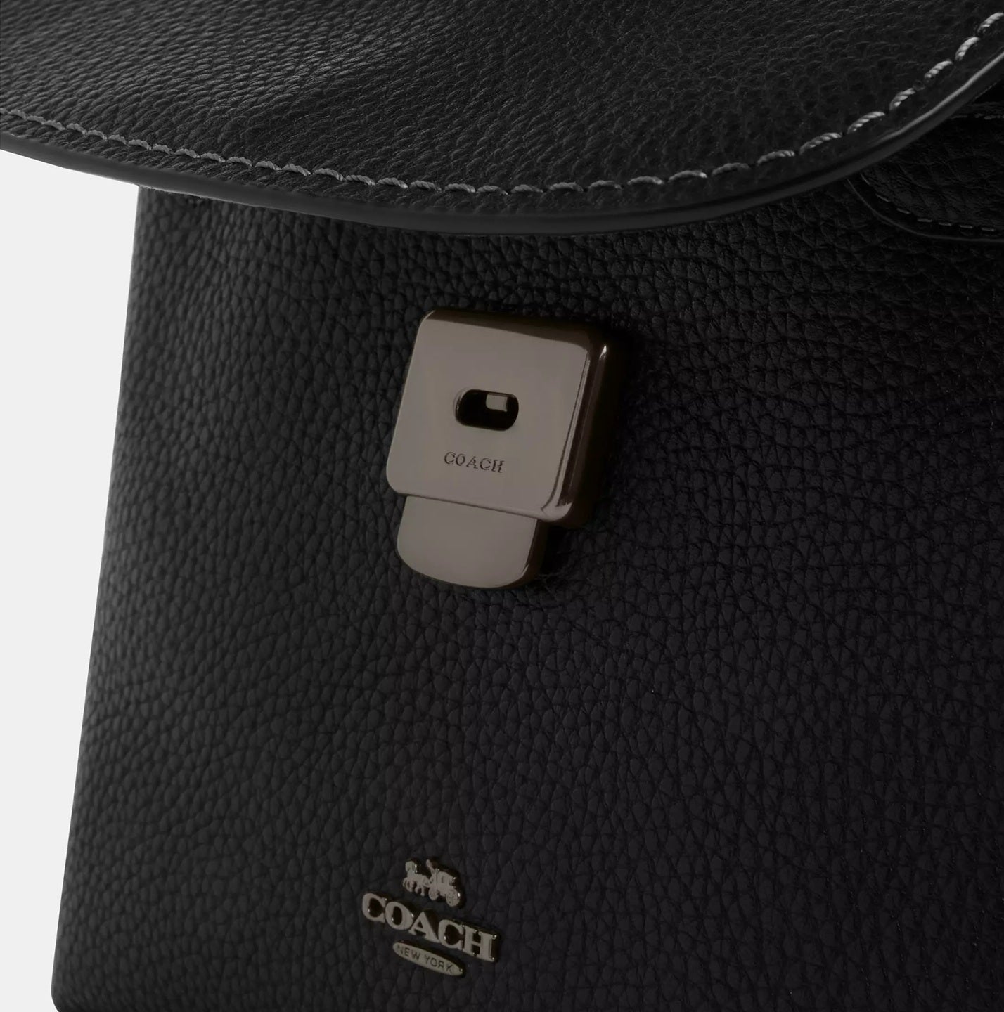Emory Top Handle Bag Gunmetal Black Coach