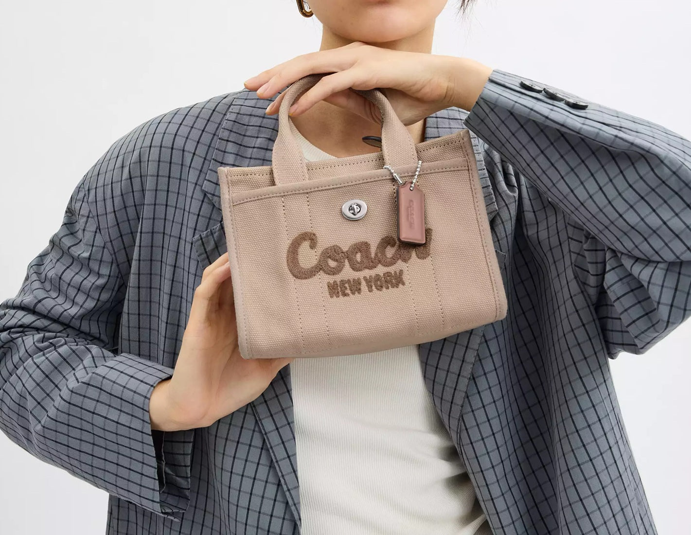 Cargo Tote Bag 20 Dark Natural Coach