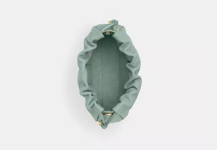 Faye Shoulder Bag With Ruching Sage Coach