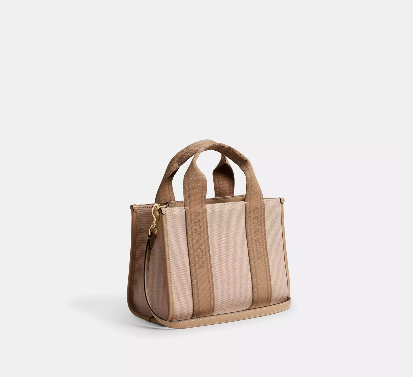 Smith Tote Bag 24 Dark Natural Multi Coach