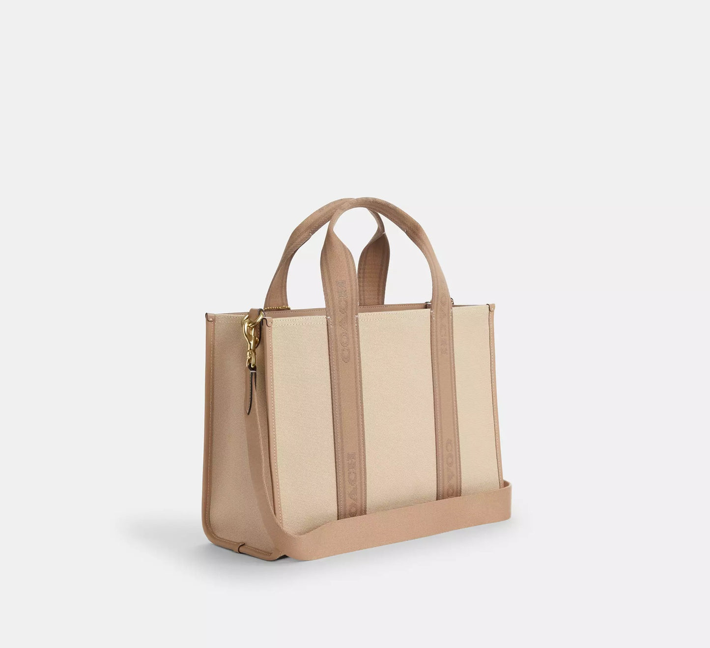 Smith Tote Bag Dark Natural Multi Coach