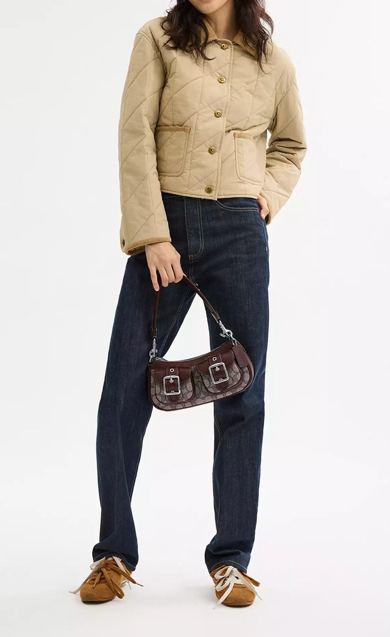 Ashton Bag In Signature Jacquard Oak Maple Coach