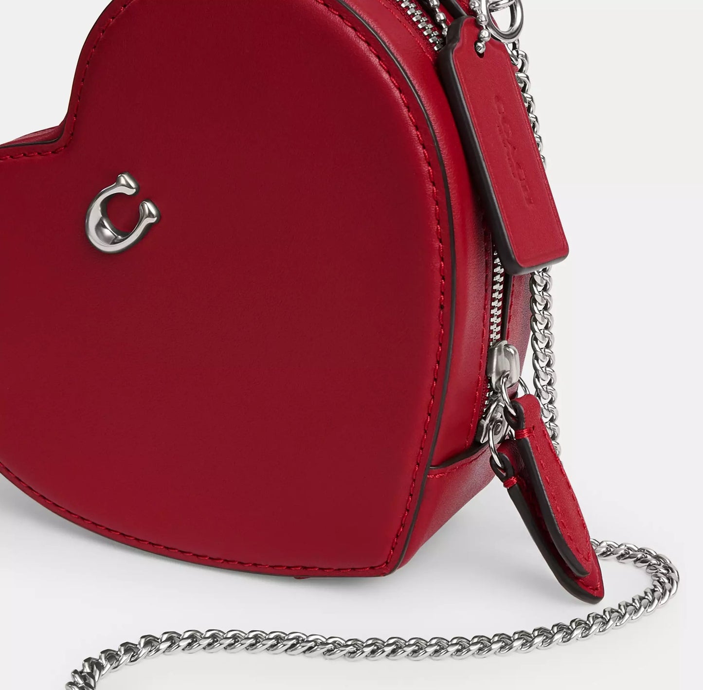 Heart Crossbody Bag 14 Ruby Coach