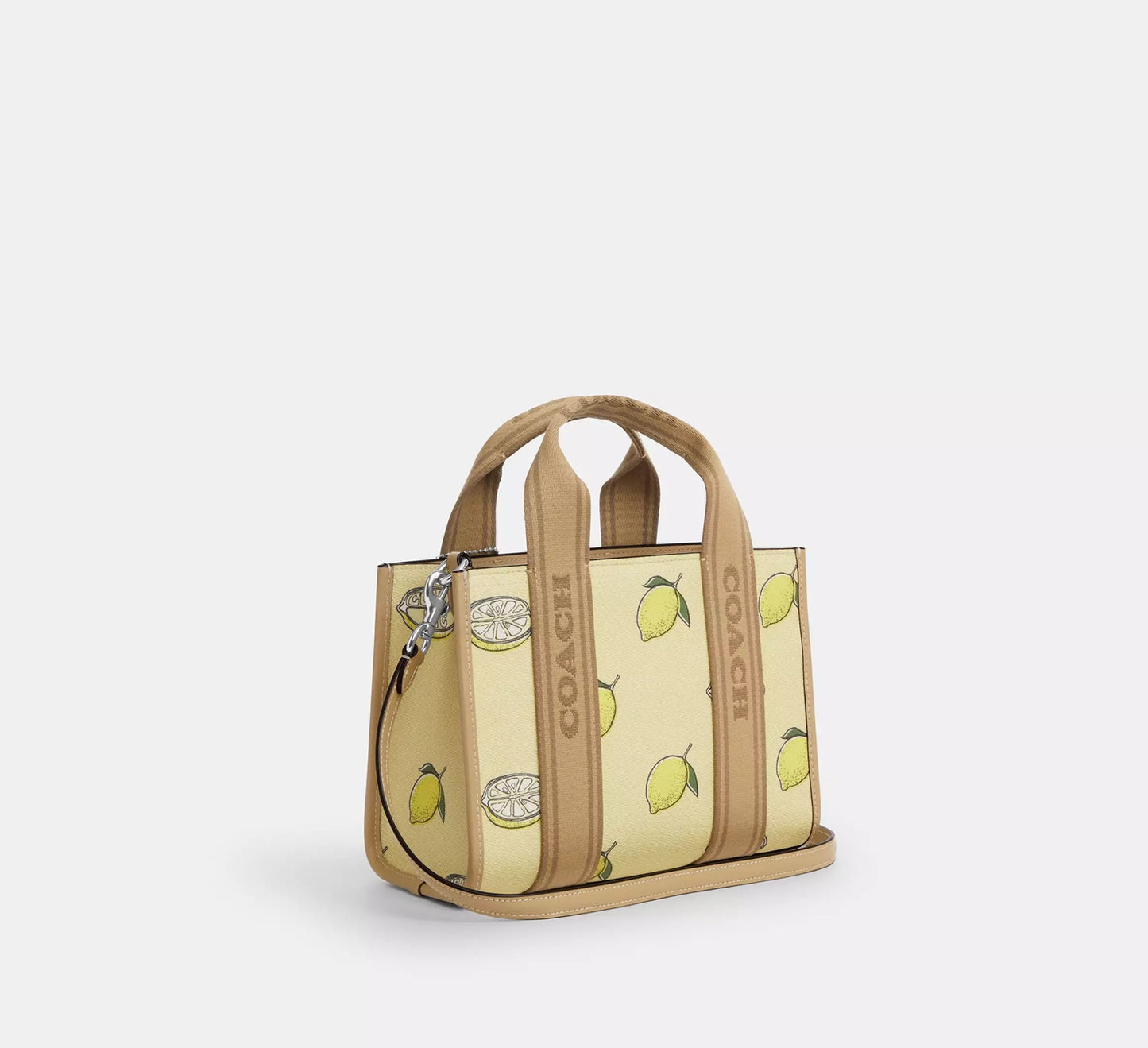 Smith Tote Bag 24 With Lemon Print Garden Glade Multi Coach