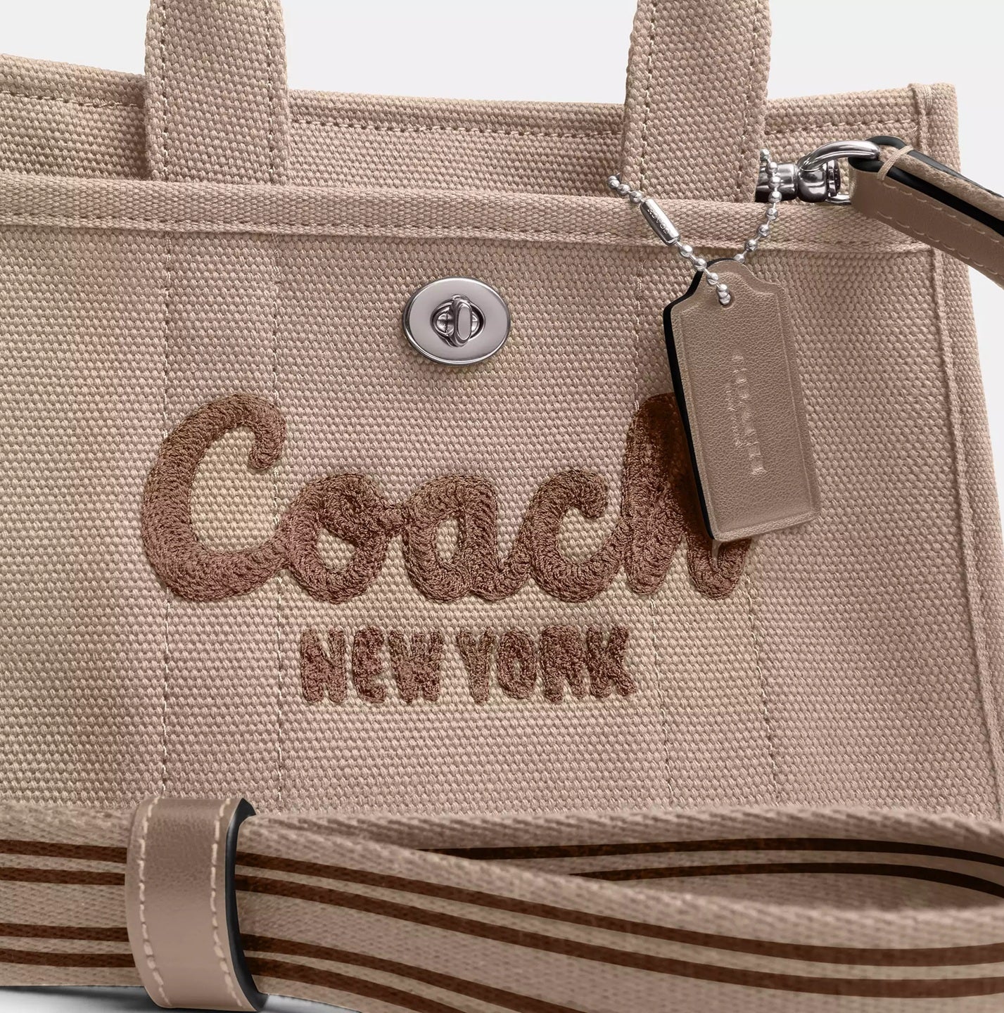 Cargo Tote Bag 20 Dark Natural Coach